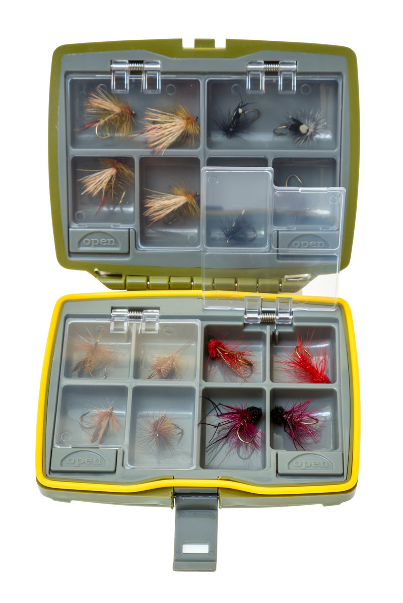 Fly Hook Storage Waterproof Box Lure Case Box TackleBox Brand New