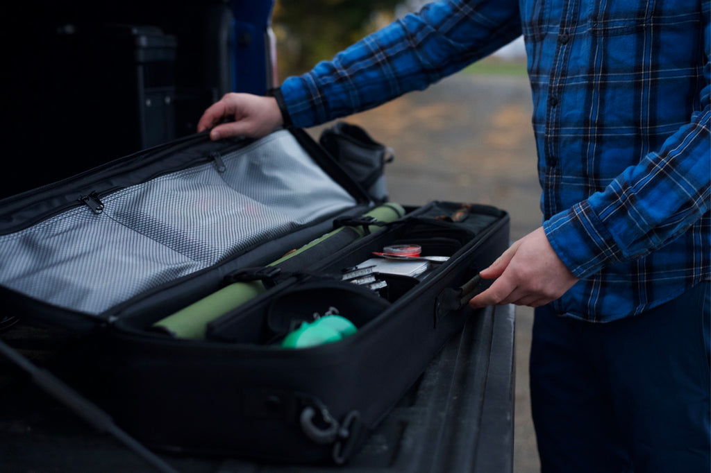 Snowbee Used Products Collection. Picture of Snowbee XS Stowaway Case Loaded Up with Fly Fishing Gear
