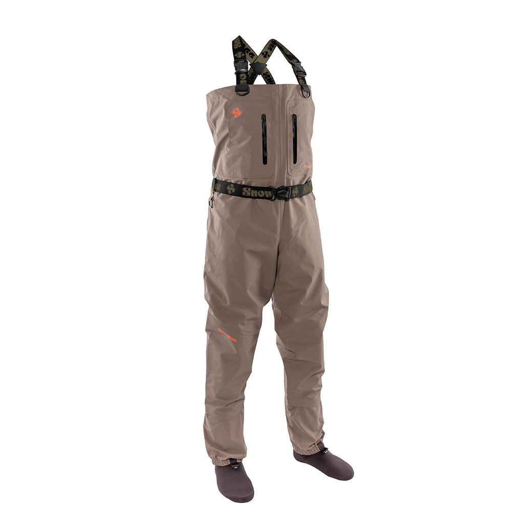 3-Layer Breathable Fly Fishing Waders Neoprene Stocking Foot